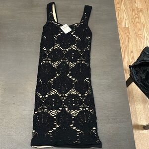Free People seamless lace black dress (NWT) size xs/s